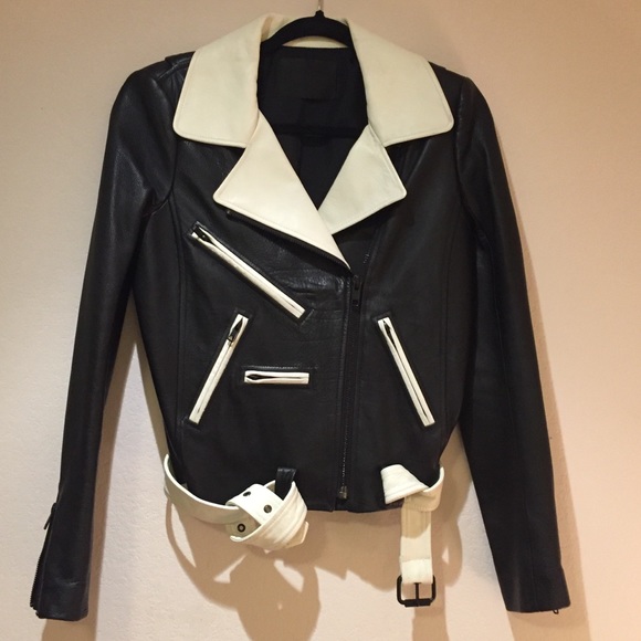 NEW A.L.C. LEATHER JACKET - Picture 1 of 5